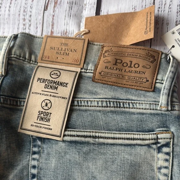 Polo Ralph Lauren Light Blue Jeans Men’s size 34X30 - Picture 7 of 9